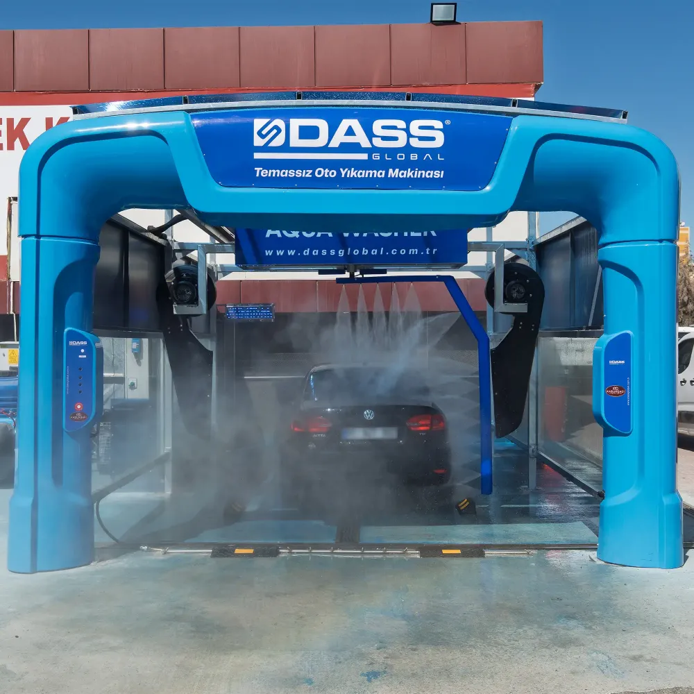 Self Service Automatic Car Wash System with Robotic Arm Dass Aquawasher