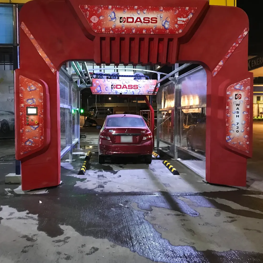 Self Service Automatic Car Wash System with Robotic Arm Dass Aquawasher