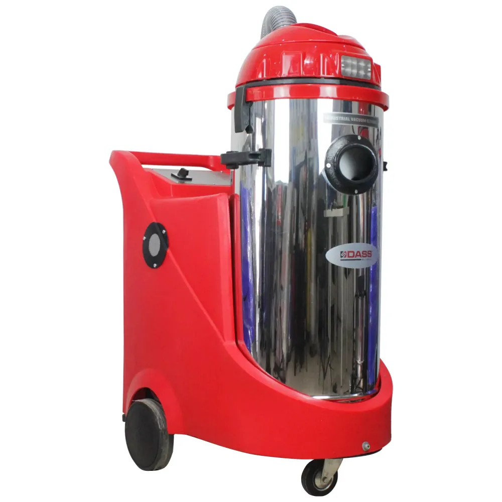 Asynchronous Motor Industrial Vacuum Cleaner with Steel Tank Suitable for Wet Suction Dass IVS 2.2X (Trifaze 2200 Watt)