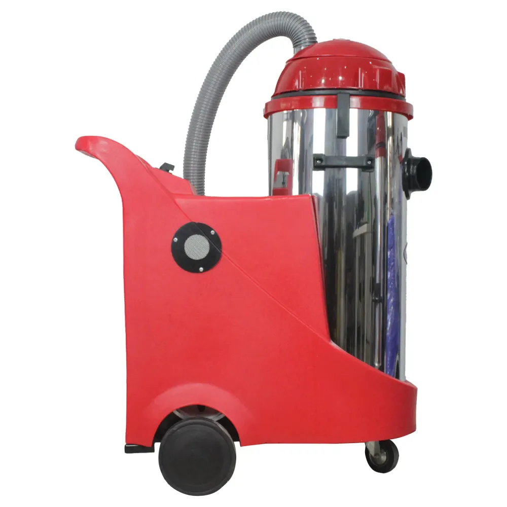 Asynchronous Motor Industrial Vacuum Cleaner with Steel Tank Suitable for Wet Suction Dass IVS 2.2X (Trifaze 2200 Watt)