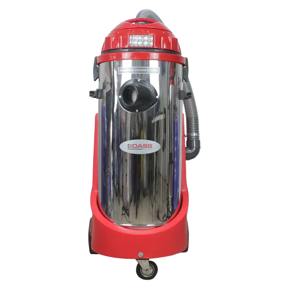 Asynchronous Motor Industrial Vacuum Cleaner with Steel Tank Suitable for Wet Suction Dass IVS 2.2X (Trifaze 2200 Watt)