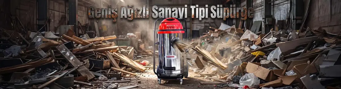İri Atıkların Yoğun Olduğu İşletmelerde Geniş Ağızlı Sanayi Tipi Süpürge Seçimi