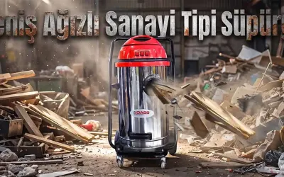 İri Atıkların Yoğun Olduğu İşletmelerde Geniş Ağızlı Sanayi Tipi Süpürge Seçimi