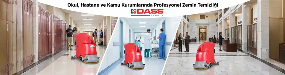 Okul, Hastane ve Kamu Kurumlarında Zemin Temizleme Makinesi Seçerken Şartnameye Ne Yazmalı?