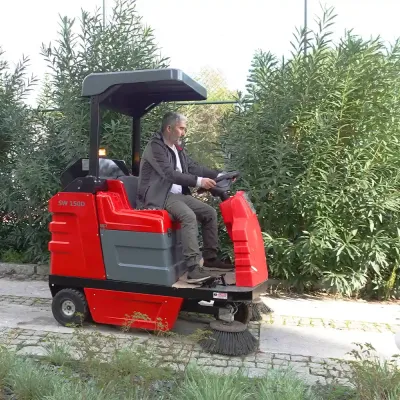 Hidrolik Yol Süpürücüsü - Damperli Sweeper Dass SW 150D  Hidrolik Yol Süpürücüsü - Damperli Sweeper Dass SW 150D
