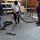 Промышленный пылесос для сбора жидкостей и порошков Dass IVS 11, 160 литров, 11000 Вт