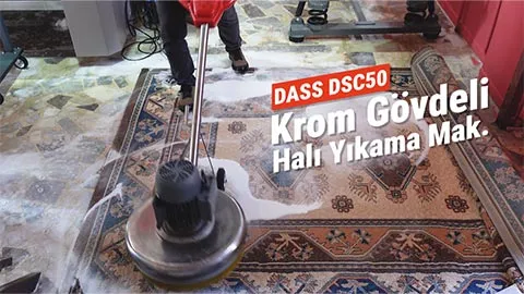 DSC 50 آلة غسيل السجاد وتلميع الأرضيات المصنوع من الكروم داس